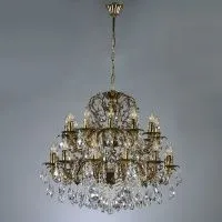 Люстра AMBIENTE by Brizzi Granada 2118/12+12 PB Tear Drop