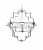 Подвесная люстра Lumina Deco Baltimore LDP 8020-4 CHR+WT