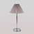 Интерьерная настольная лампа Peony 01132/1 хром/серый