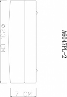 Потолочный светильник Aqua-tablet A6047PL-2AB