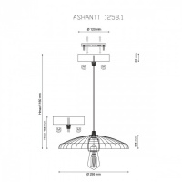 Подвесной светильник Ashanti Ashanti 1258.1