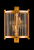 Бра Crystal Lux TADEO AP2 GOLD/TRANSPARENTE Бра Crystal Lux TADEO AP2 GOLD/TRANSPARENTE
