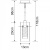 Подвесной светильник Aries A2300SP-1CC