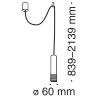 Подвесной светильник Maytoni P025PL-01B