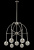 Люстра Crystal Lux TRUENA SP-PL6+1 NICKEL