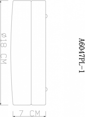 Потолочный светильник Aqua-tablet A6047PL-1AB