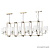 Люстры Crystal Lux NICOLAS SP12 L1600 GOLD/WHITE
