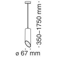 Подвесной светильник Maytoni P026PL-01W