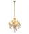Хрустальная подвесная люстра Lumina Deco Eliza LDP 7025-6+3 GD
