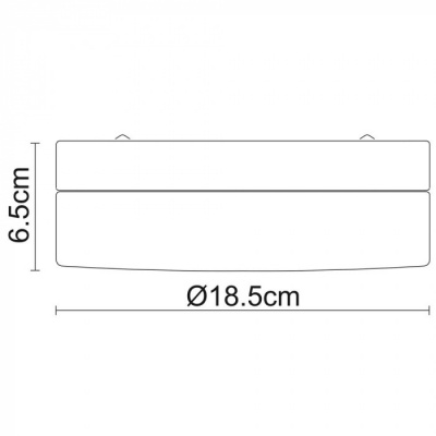 Потолочный светильник Aqua-tablet A3211PL-1SI