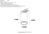 Светильник однофазный Crystal Lux CLT 0.31 013 GO-GO