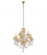 Хрустальная подвесная люстра Lumina Deco Eliza LDP 7025-6+3 GD