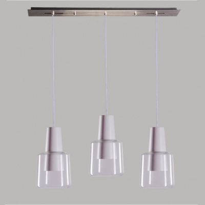 Унивескальная потолочная база Crystal Lux Потолочная база L800-3 NICKEL