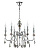 Люстра Crystal Lux MERCEDES SP6 CHROME/SMOKE