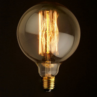 Ретро лампочка накаливания Эдисона G125 G12560