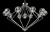 Люстра Crystal Lux FABRICIO SP11 CHROME/TRANSPARENTE
