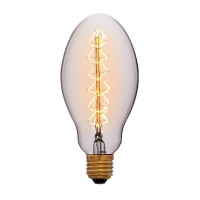 Лампа накаливания E27 60W груша прозрачная 053-433