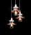 Подвесной светильник Lumina Deco Capri W3 LDP 11327 B-3