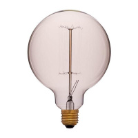 Лампа накаливания E27 40W шар золотой 052-016a