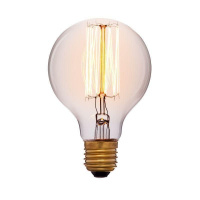 Лампа накаливания E27 60W шар прозрачный 052-276