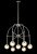 Люстра Crystal Lux TRUENA SP-PL6+1 NICKEL