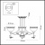 Потолочная люстра Horas 3403/3C