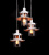 Подвесной светильник Lumina Deco Capri W3 LDP 11327 B-3