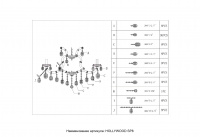 Люстра Crystal Lux HOLLYWOOD SP8 GOLD