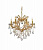 Хрустальная подвесная люстра Lumina Deco Eliza LDP 7029-6 GD