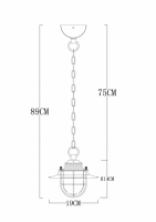 Подвесной светильник Lanterna A4579SP-1AB