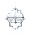 Подвесная люстра Lumina Deco Baltimore LDP 8020-4 CHR+WT