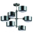 Потолочная люстра Jared 3741/6C Потолочная люстра Jared 3741/6C