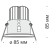 Встраиваемый светильник Maytoni DL034-2-L12W