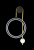 Бра Crystal Lux CORIDA AP25W LED BLACK/GOLD
