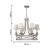 Подвесная люстра Marquise 1921-6P Подвесная люстра Marquise 1921-6P