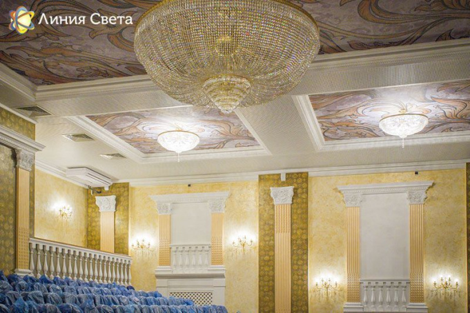 Лифты для люстр в Дворец творчества – г. Прокопьевск